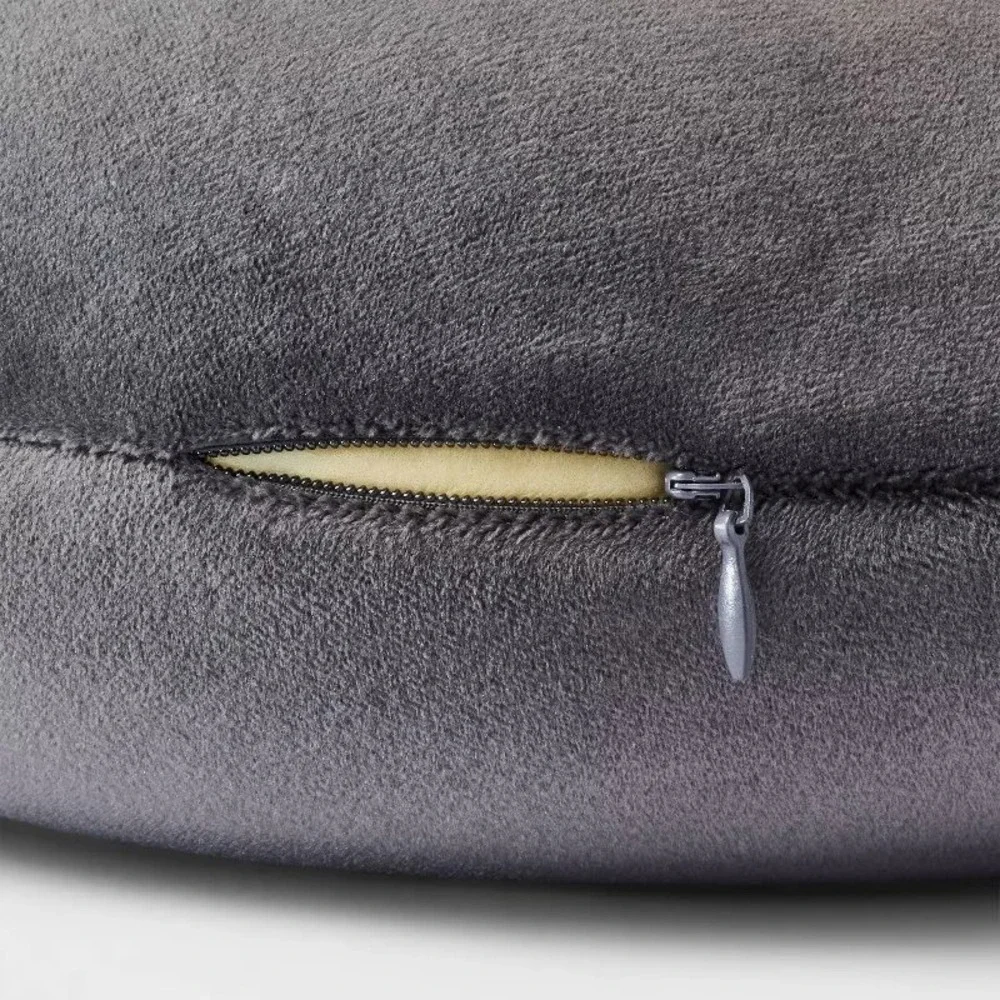 Memory Foam Travel Neck Pillow - Open Story™ Gray